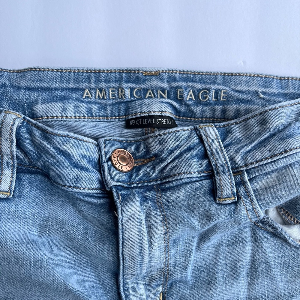 American Eagle Next level Distressed stretch jeggings - Picture 4 of 6